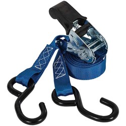 MSC&nbsp;Buyers Products Ratchet Tie Down, Polyester, 1 in. x 12 ft., 1,800 lb. Break Strength, 4/Pk.