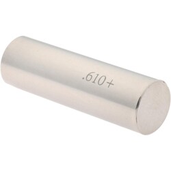 MSC&nbsp;SPI Plug Gage, Steel, Class ZZ Plus, 0.6100 in. Diameter, 1 ea