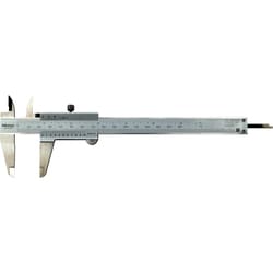 MSC&nbsp;Mitutoyo Universal Vernier Caliper, Stainless Steel, 0-150mm/0-6 in. Range, 1 ea
