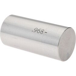 MSC&nbsp;SPI Plug Gage, Class ZZ, Steel, 0.9680 in. Diameter, 1 ea.