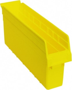 MSC&nbsp;Quantum Storage Hopper Shelf Bin, Polypropylene, 17-7/8 in. L, 4-3/8 in. W, 8 in. H, 1 ea.