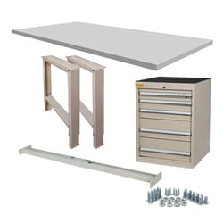 MSC&nbsp;Value Collection Modular Workstation, Steel, 3600 lb Capacity, 72 in. x 36 in., 1 ea
