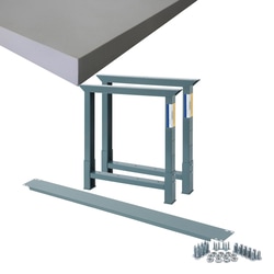 MSC&nbsp;Value Collection Industrial Work Bench, Plastic Laminate, 3,750 lb Capacity, 1 ea