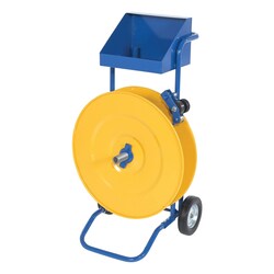 MSC&nbsp;Vestil Strapping Cart, Steel, Multi-Tier Discs, Heavy-Duty, 1 ea