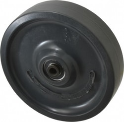 MSC&nbsp;Albion XP X-treme Plus Caster Wheel, Solid Polyurethane, 8 in., 1 ea.