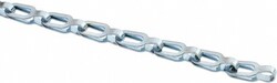 MSC&nbsp;Made In USA Plumber's Safety Chain, Brass, 0.028 in. Dia., 40 lb. Load Limit, 1 ea