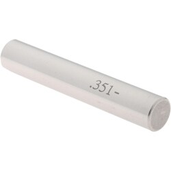 MSC&nbsp;SPI Swiss Precision Instruments Class ZZ Minus Plug Gage, 0.3510 in. Steel, 0.000200 in. Tolerance, 1 ea.