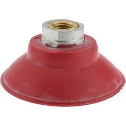 MSC&nbsp;Destaco Vacuum Pad, Flat, Vertical, 1/4 NPT Female, 1 ea