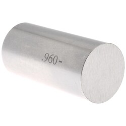 MSC&nbsp;SPI Class ZZ Minus Plug Gage, Steel, 0.9600 in. Diameter, 1 ea