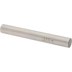 MSC&nbsp;SPI Class ZZ Plus Plug Gage, Steel, 0.2530 in. Diameter, 1 ea.