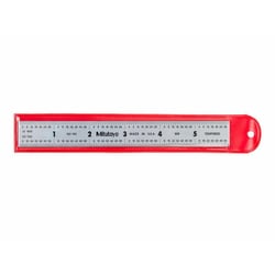 MSC&nbsp;Mitutoyo Flexible Steel Rule, 24 in., 16R Graduation, 1 ea.