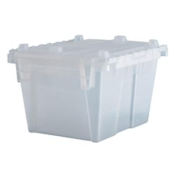 MSC&nbsp;Orbis Attached-Lid Tote, Polypropylene, 70 lb Capacity, 1 ea