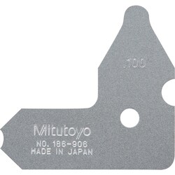 MSC&nbsp;Mitutoyo Radius Gage, Decimal, 0.100 in., 5 Radii, 1 ea.