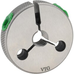 MSC&nbsp;Vermont Gage Threaded Ring Gauge, 7/16-20 UNF, Class 2A, Go, 1 ea