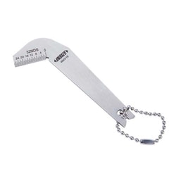 MSC&nbsp;Insize Drill Point Gauge, Steel, 118&deg; Bevel Angle, 88 mm, 1 ea