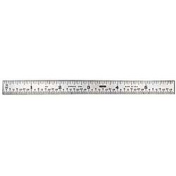 MSC&nbsp;PEC Tools Flexible Steel Rule, 24 in., 4R Graduation, 1 ea