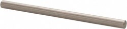 MSC&nbsp;Vermont Gage Class X Minus Pin Gage, Steel, 0.1257 in., 2 in. Long, 1 ea.