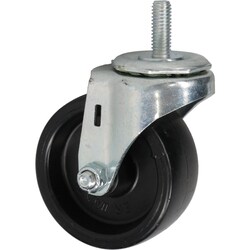 MSC&nbsp;E.R. Wagner Swivel Caster, Polyolefin, 3 in. Diameter, 210 lb. Capacity, 1 ea.