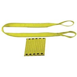 MSC&nbsp;Liftex Web Sling, Nylon, Pro-Edge, 2 Ply, 2 in x 8 ft
