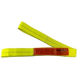 MSC&nbsp;Value Collection Twisted Eye & Eye, Type 4 Web Sling, Polyester, 12' Long