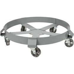 MSC&nbsp;PRO-SOURCE Drum Caddy, 55 gal Drum, 1,400 Lb Capacity, Steel