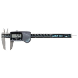 MSC&nbsp;TESA Brown & Sharpe Electronic Caliper, 200 mm, 8 in, 0.01 mm Resolution, Stainless Steel