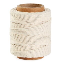 MSC&nbsp;Orion Cordage Spool Twine, Cotton, 1/16 inch Diameter, 20 lb Breaking Strength