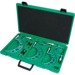 MSC&nbsp;Insize USA LLC Mechanical Outside Micrometer, 1 in Range, 0.0001 in Graduation