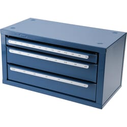 MSC&nbsp;Huot End Mill Storage, 3 Drawer, Steel, 1/8 to 1 inch Diameter