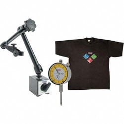 MSC&nbsp;SPI Magnetic Base, Dial Indicator, 180 lb, 0.001 in