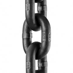 MSC&nbsp;Peerless Chain Welded Chain, Alloy, Grade 80, 3/8 in, 20 ft