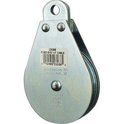 MSC&nbsp;Value Collection Side Release Snatch Block, 4,400 Lbs. Load Limit, 3 in. Outside Dia., Steel