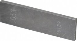 MSC&nbsp;Value Collection Gage Block, Rectangle, Steel, 0.053 inch, Grade 0
