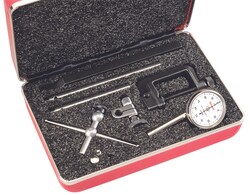 MSC&nbsp;Starrett Back Plunger Dial Indicator, 0.200 in, 0.001 in, 0-100 Dial