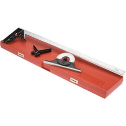 MSC&nbsp;SPI Combination Square Set, 4 Piece, 24 in, 4R Graduation, Hardened Steel