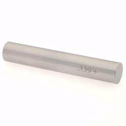 MSC&nbsp;SPI Class ZZ Plus Plug Gage, 0.3390 in Diameter, 0.0002 in Tolerance, Steel