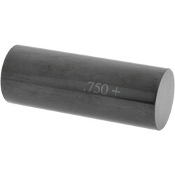 MSC&nbsp;SPI Class ZZ Plus Plug Gage, 0.6560 in, +0.000200 in, Black Oxide