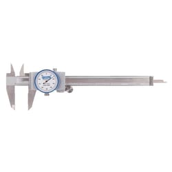 MSC&nbsp;Fowler Dial Caliper, 6 inch, 0.001 inch Graduation, Shockproof
