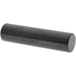 MSC&nbsp;SPI Class ZZ Plus Plug Gage, 0.5000 in Diameter, 0.000200 in Tolerance, Black Oxide