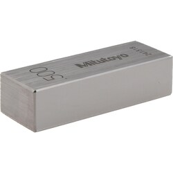 MSC&nbsp;Mitutoyo Gage Block, Rectangle, 0.5 in, Steel, AS-1