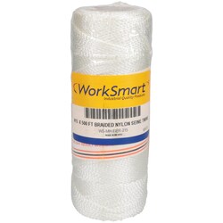 MSC&nbsp;Value Collection Braided Seine Twine, #15, Nylon, White, 132 lb Breaking Strength
