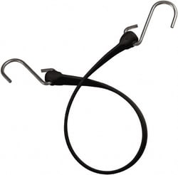 MSC&nbsp;The Better Bungee Bungee Strap Tie Down, Heavy-Duty, Triangulated Stainless S Hook, 12 in, Non-Load Rated