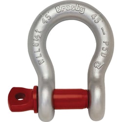 MSC&nbsp;Crosby Anchor Shackle, 3/4 in, Galvanized, Carbon Steel