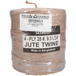 MSC&nbsp;Value Collection Twisted Seine Twine, #18 Twine Dia, Nylon, White