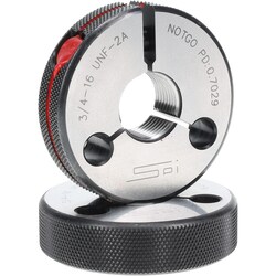 MSC&nbsp;GF Gage Threaded Ring Gage, #5-44 Thread, UNF, Class 2A, Go