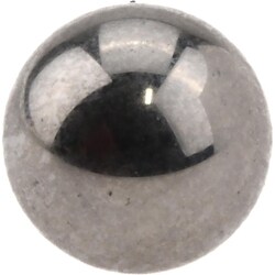 MSC&nbsp;SPI Gage Ball, Chrome Steel, 63 HRC, Accuracy Grade 25, 13/32 in