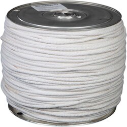 MSC&nbsp;AbilityOne Twine, Cotton, Natural Color, 1/4 in Diameter, 1000 ft Length