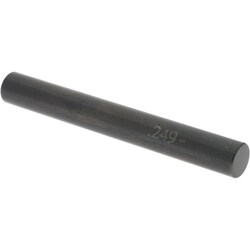 MSC&nbsp;SPI Class ZZ Minus Plug & Pin Gage, 0.3000 in Dia, Black Oxide