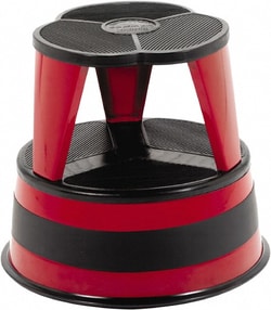 MSC&nbsp;Cramer Steel Step Ladder, 2 Step, Type IA, Red, 14-1/2 Inch