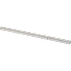 MSC&nbsp;SPI Class ZZ Minus Plug & Pin Gage, 0.1010 in Dia, 0.000200 in Tolerance, Steel